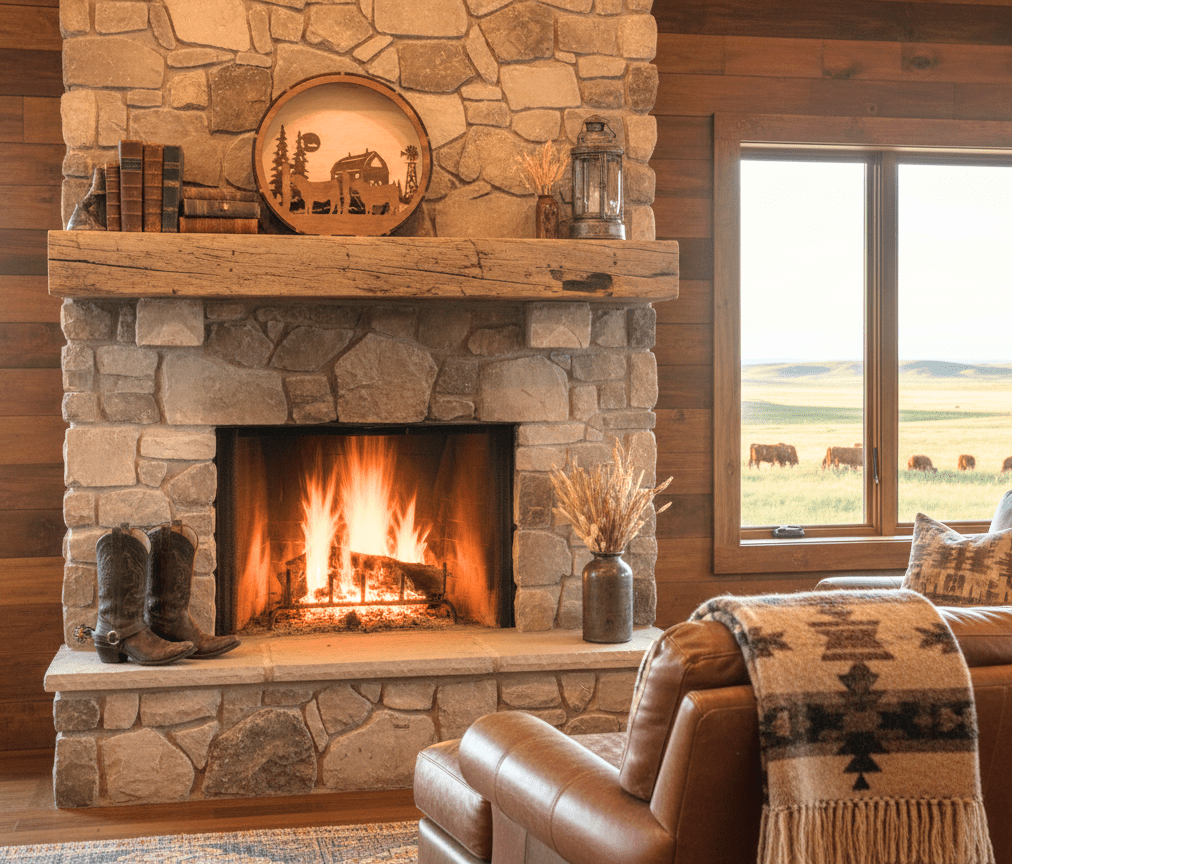 Lighted Steer or Heifer Wood Wall Art: Rustic Farmhouse Decor - Bunkhouse Studio LLC