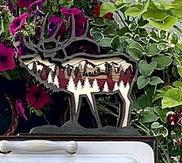 Layered Elk - Bunkhouse Studio LLC