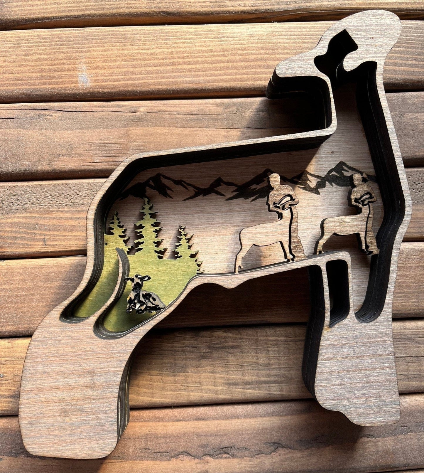 Show Lamb Unique Handmade county fair state fair 4h buyer gift - Bunkhouse Studio LLC