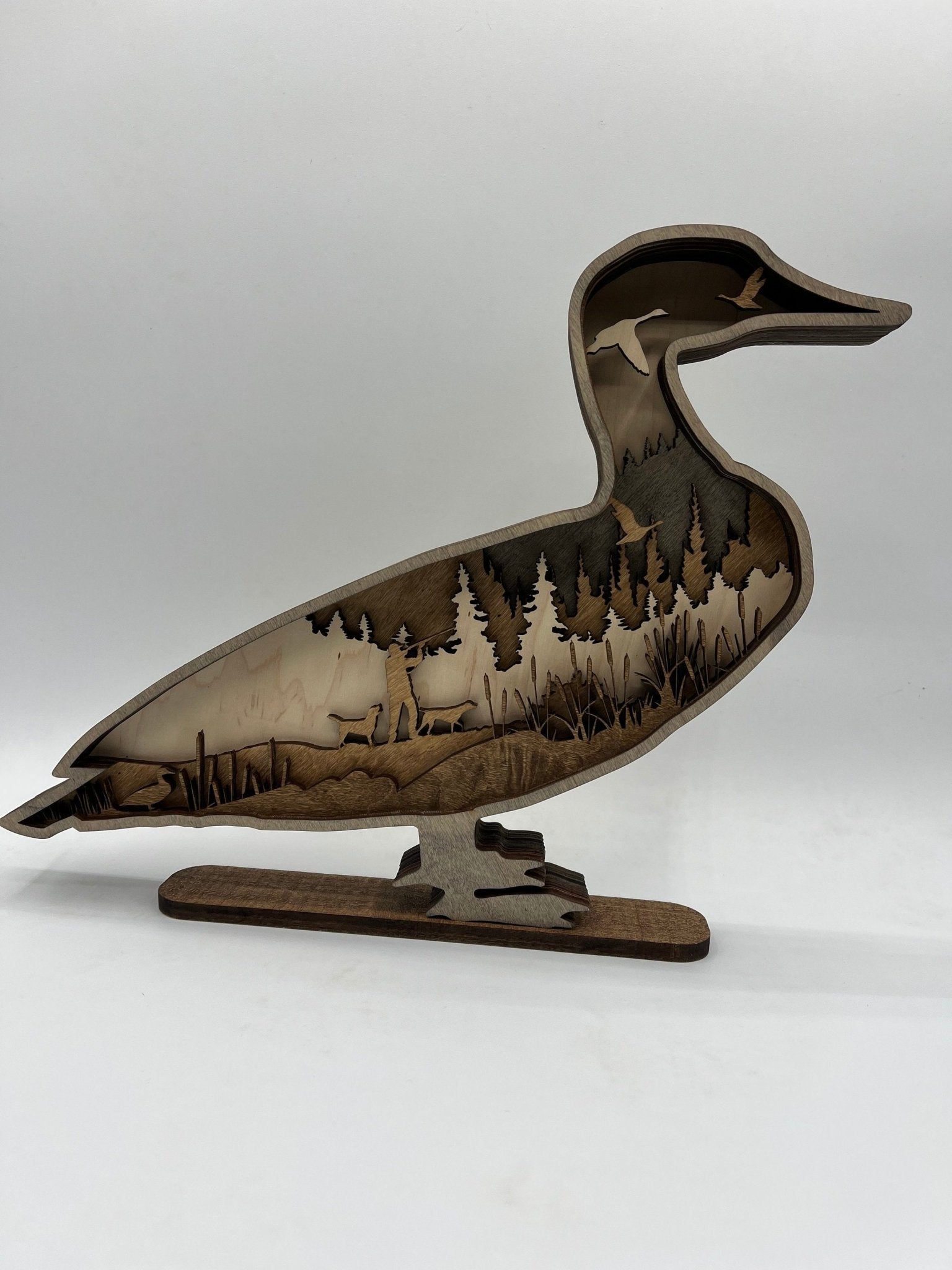 Layer Duck - Hunting Gift / Decor Mancave Man Gift - Bunkhouse Studio LLC