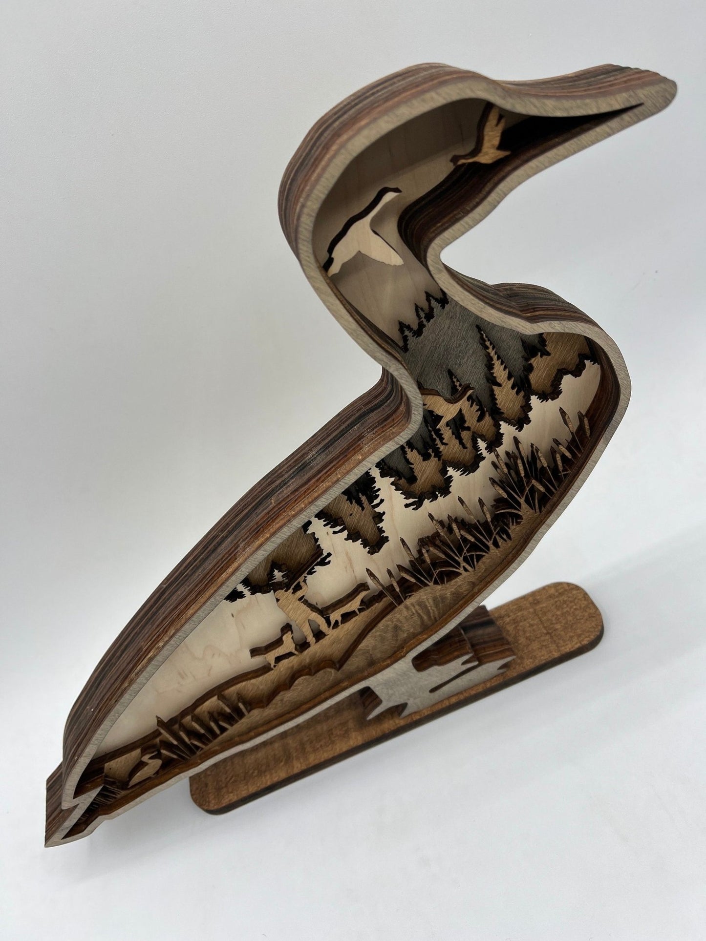Layer Duck - Hunting Gift / Decor Mancave Man Gift - Bunkhouse Studio LLC
