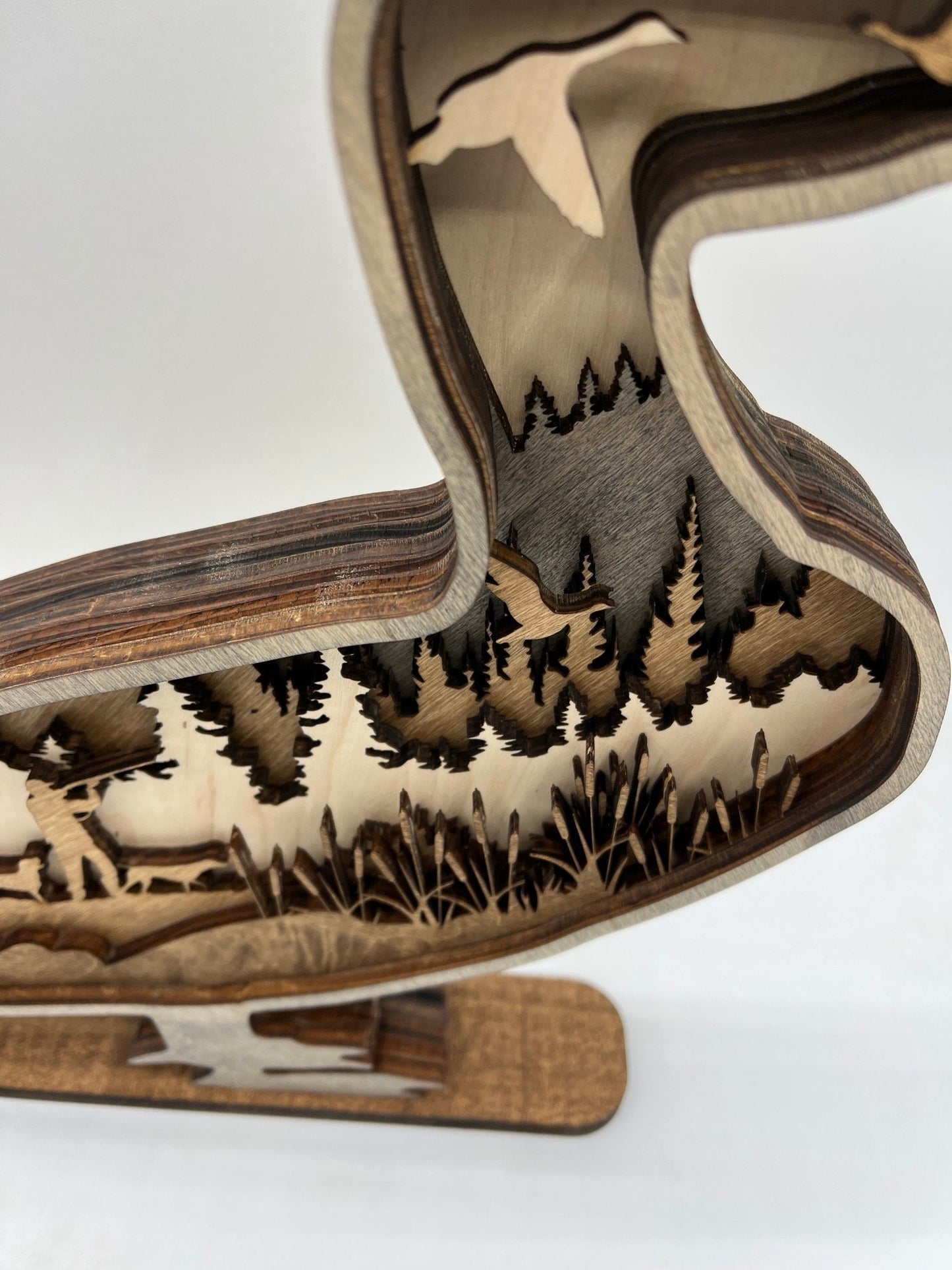 Layer Duck - Hunting Gift / Decor Mancave Man Gift - Bunkhouse Studio LLC