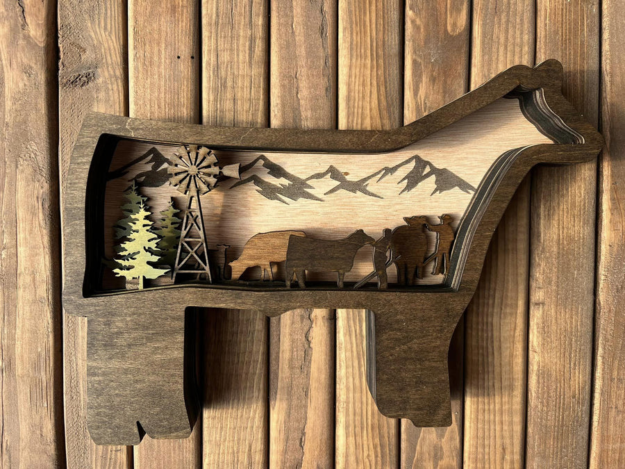 Show Steer by Bunkhouse Studio LLC, detailed model with realistic features and sturdy construction for display or collection.